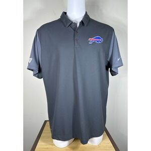 Buffalo Bills Shirt Mens 3XL NFL Football Dri-Fit Polo Nike Training Equipment